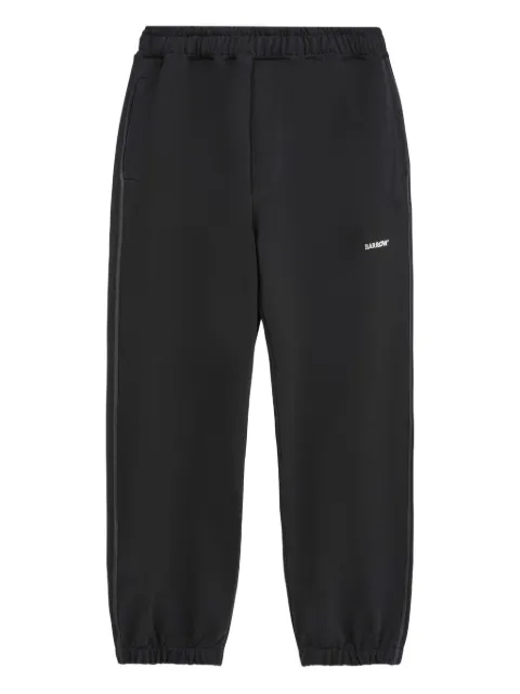 BARROW cuffed-hem track pants Black F5BWUAFP071