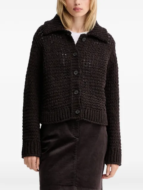Marc O'Polo button collared cardigan Brown 508607661083
