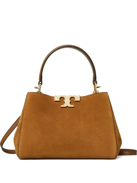 Tory Burch mini Eleanor suede satchel shoulder bag Brown 171502