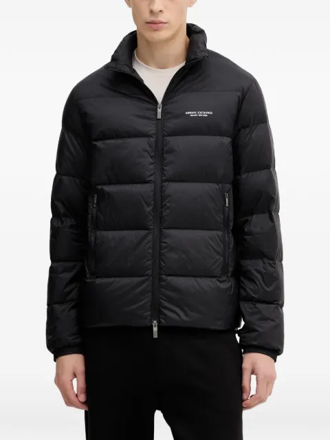 Armani Exchange quilted zip jacket Black XM001575AF16927