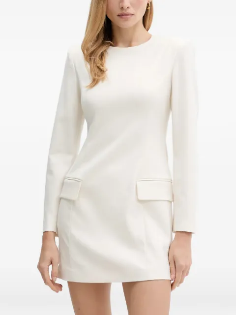 Armani Exchange patch pocket mini dress White XW000661AF16142