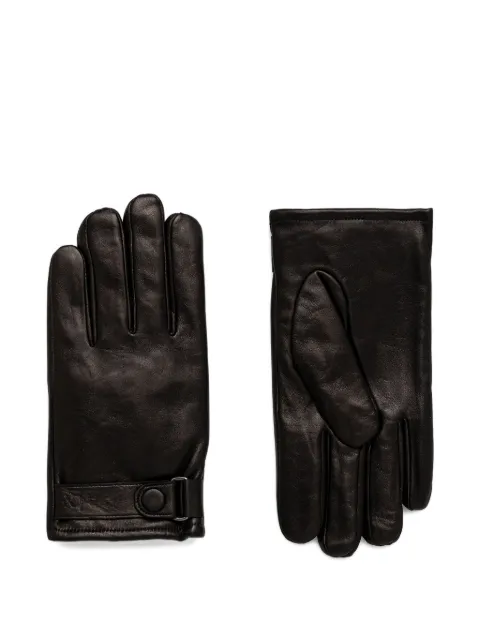 Armani Exchange buckle strap gloves Black XM001969