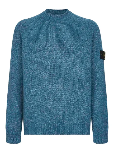 Stone Island raglan-sleeve crewneck sweater Blue K2S155100050S00N1