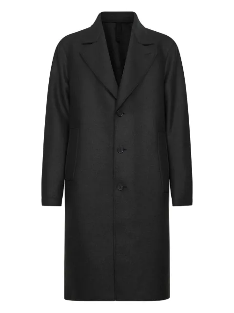 Harris Wharf London three-button wool coat Brown CA9346MLK614