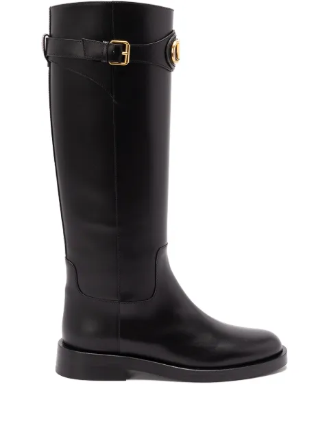 Valentino Garavani VLogo leather boots Black WS0MT1DSH