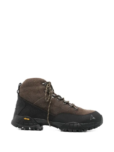 ROA lace-up lug-sole boots Brown NBUW1383