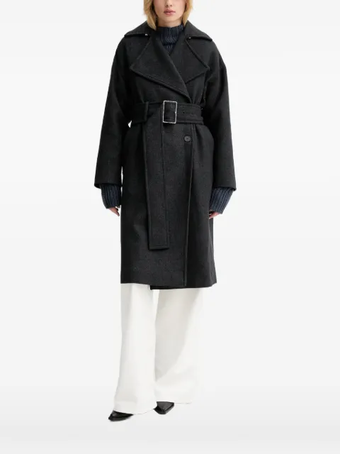 IRO Mealia belted coat Grey WP137MEALIA