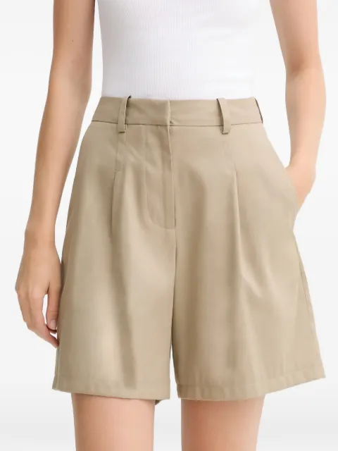 IRO Solenna pleated shorts Neutrals WP30SOLENNE