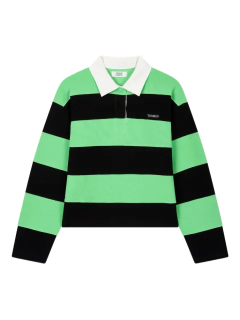 TOMBOY Rugby polo-collar sweatshirt Green 9105322111