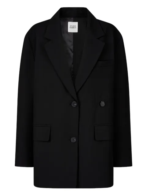 TOMBOY vent-detail button-fastening jacket Black 9105312502