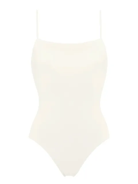 ERES Aquarelle square-neck swimsuit White 011402