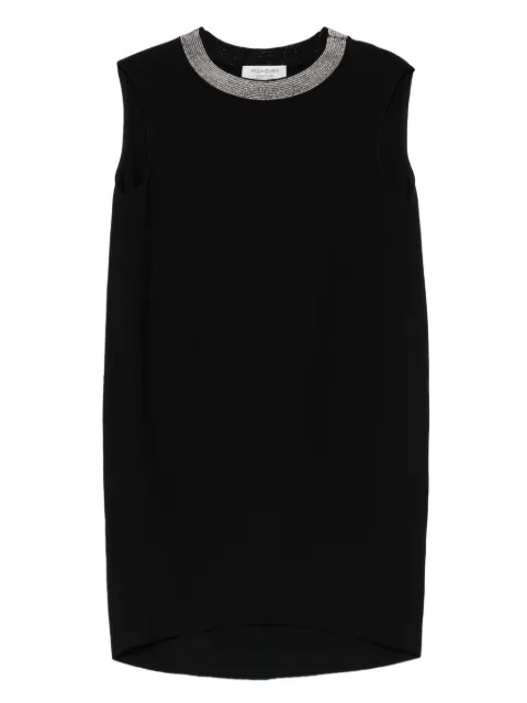 Saint Laurent Pre-Owned 2012 crystal-embellished mini dress Black SL600VD