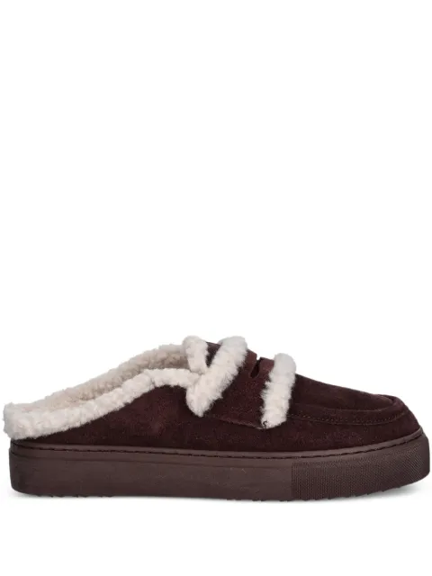 Inuikii penny-strap slippers Brown 10040170011