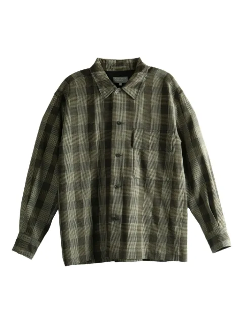 Margaret Howell checked overshirt Black MESH0514A25MLGBBM