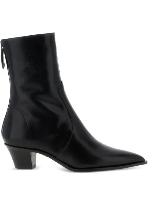 Aquazzura pointed-toe zip boots Black BNWMIDB0NSI