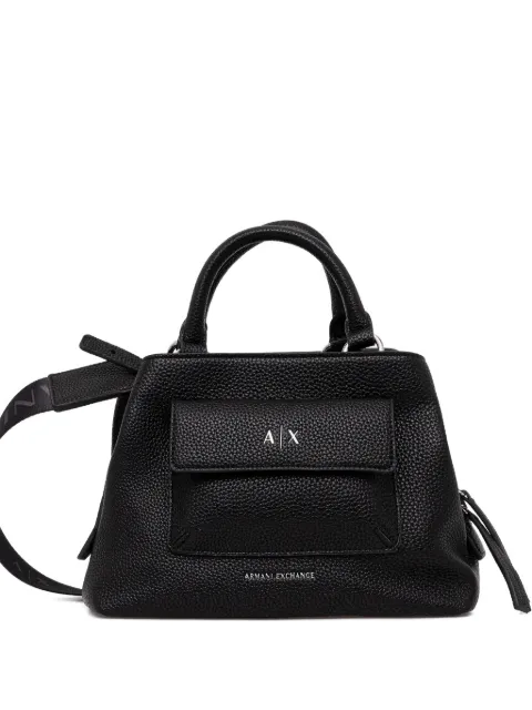 Armani Exchange logo-detail pocket tote bag Black XW001546AF17019