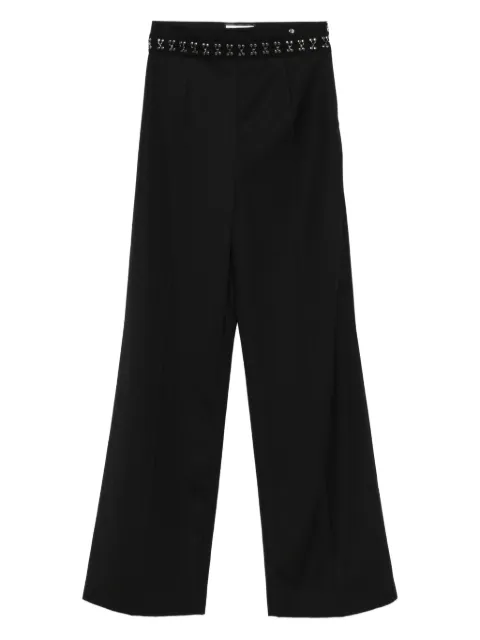 NISSA embellished-waist trousers Black PS1346