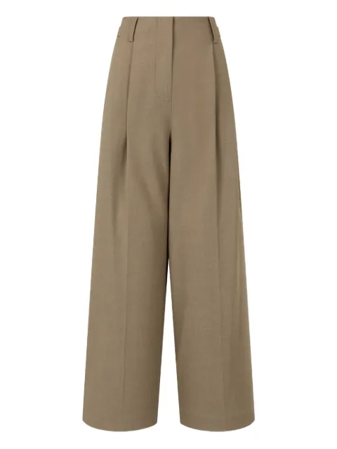 TOMBOY pleated wide-leg trousers Brown 9105331502