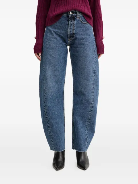 SIMONA CORSELLINI seam-detail jeans Blue A25CPPAT0101