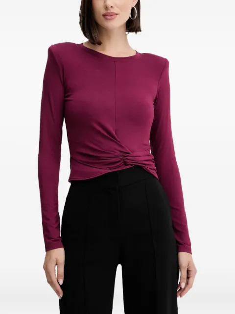 SIMONA CORSELLINI knot-detail top Purple A25CPTS00101
