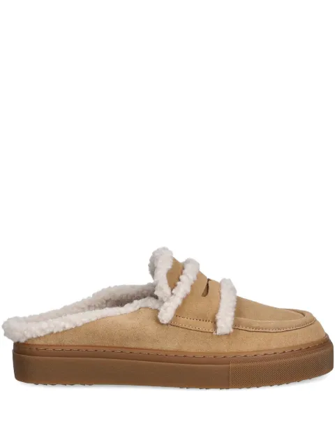 Inuikii fleece trim slippers Neutrals 10040170011251
