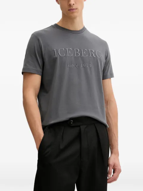Iceberg embroidered T-shirt Grey F0146327