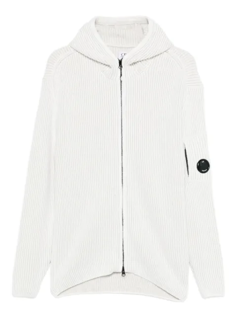 C.P. Company zip-up hoodie White 19CMKN258A006170A