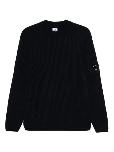 C.P. Company Lens-embellished jumper Blue 19CMKN219A006595A