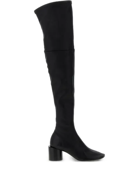 Jil Sander 60mm leather round-toe boots Black J16WW0065P1758