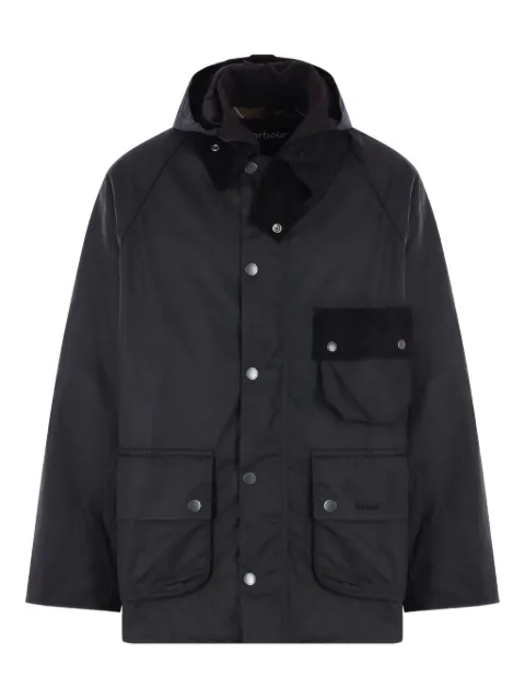 Barbour Modified Solway waxed coat Black MWX2479BK71