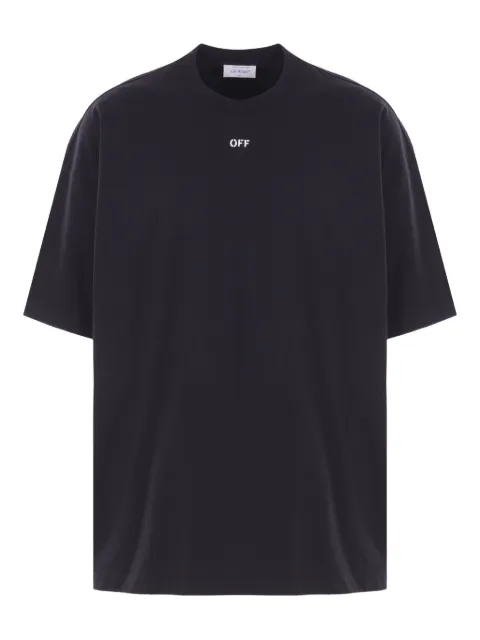 Off-White short-sleeves T-shirt Black OMAA161F25JER0021001