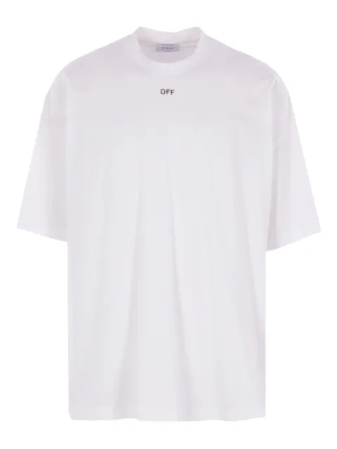 Off-White short-sleeves T-shirt White OMAA161F25JER0020110