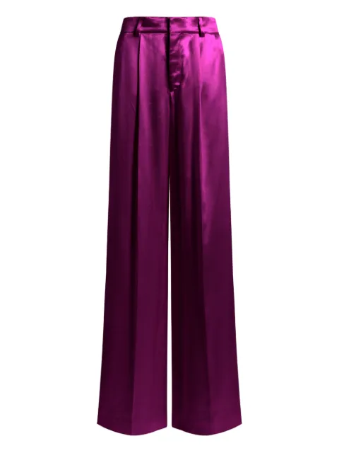 Alberta Ferretti pleated trousers Purple AEF261U03011627