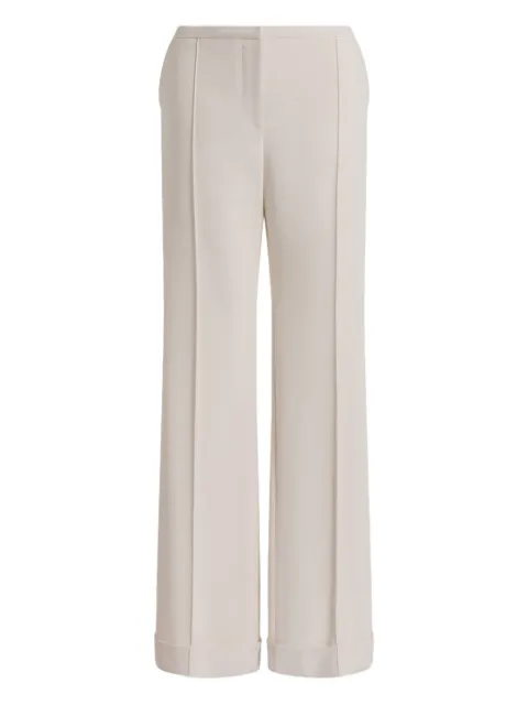 Alberta Ferretti cuffed trousers Neutrals AEF261U03151634