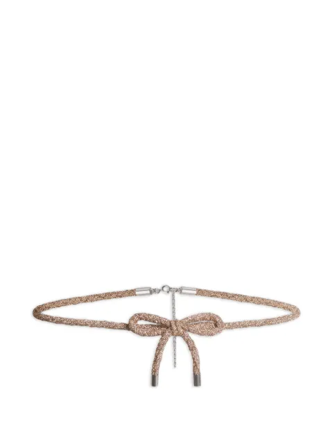 Alberta Ferretti bow rope belt Gold AEF261U30011671
