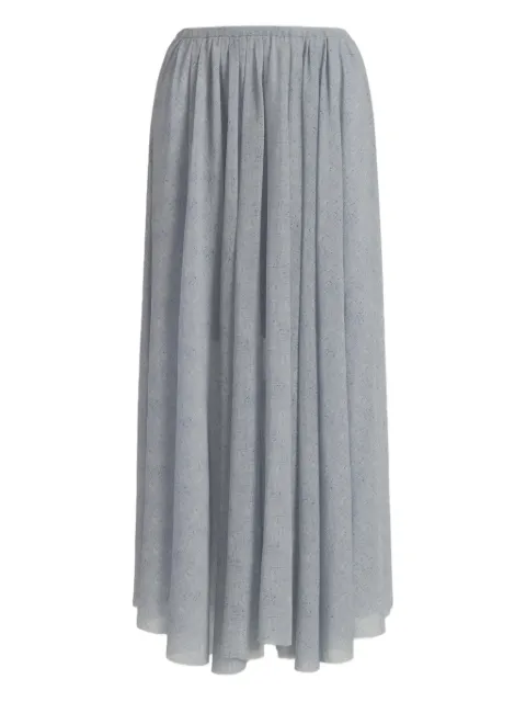 Alberta Ferretti pleated skirt Blue AEF261U01121653
