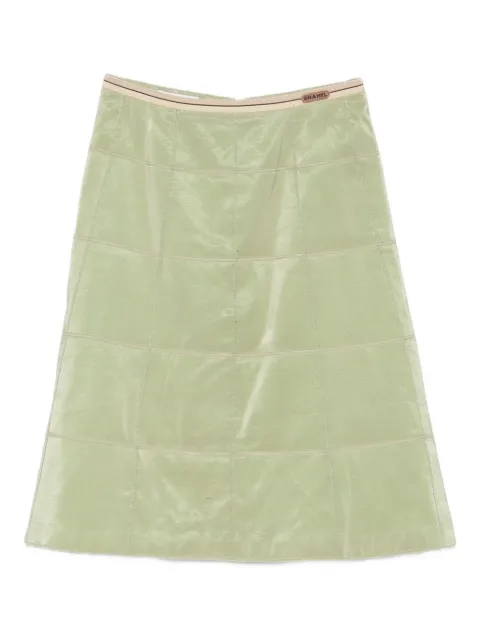 CHANEL Pre-Owned 2000s quilted midi skirt Black CH720VA