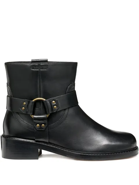 Geox 450mm Nalvia buckle strap boots Black D565QB000FFC9999