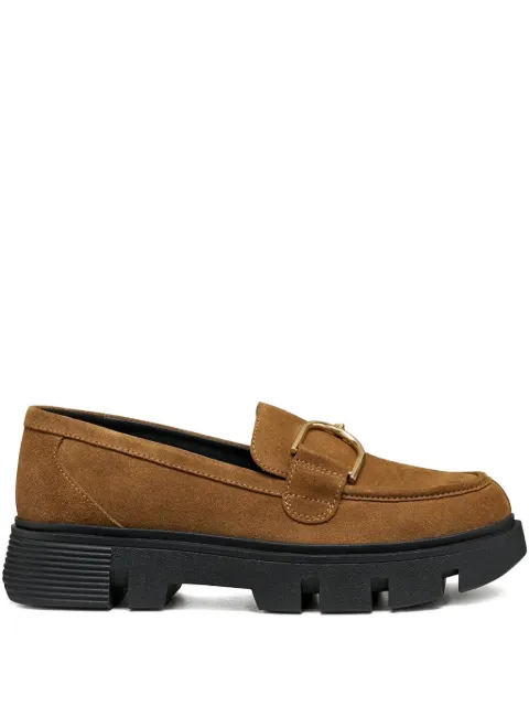 Geox Vilde buckle lug-sole loafers Brown D46UAH00022C6372