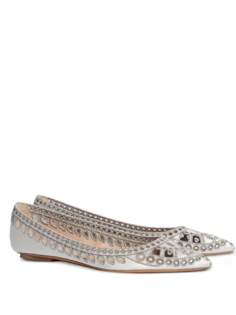 Alberta Ferretti cut-out ballet flats White AEF2615160048220