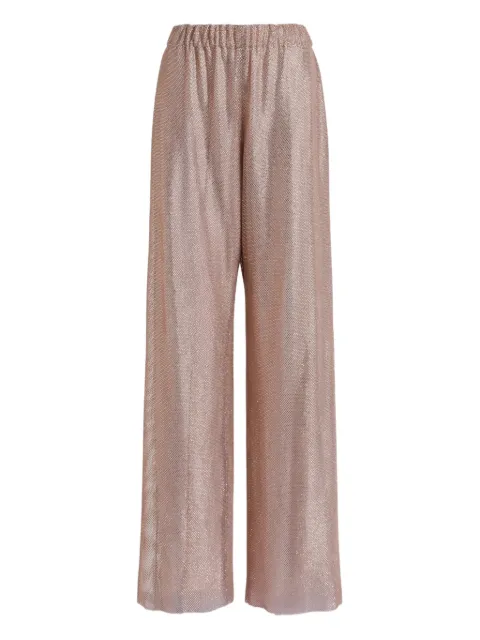 Alberta Ferretti elasticated-waistband trousers Neutrals AEF261U03131647