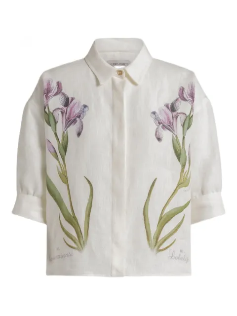 Alberta Ferretti floral print shirt Neutrals AEF261U02231652
