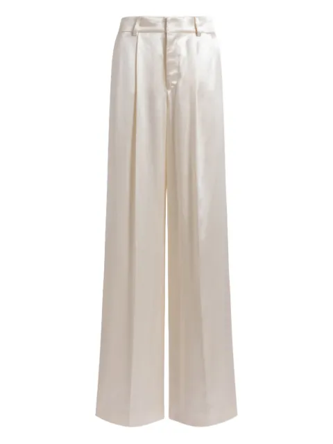 Alberta Ferretti pleated trousers Neutrals AEF261U03011627