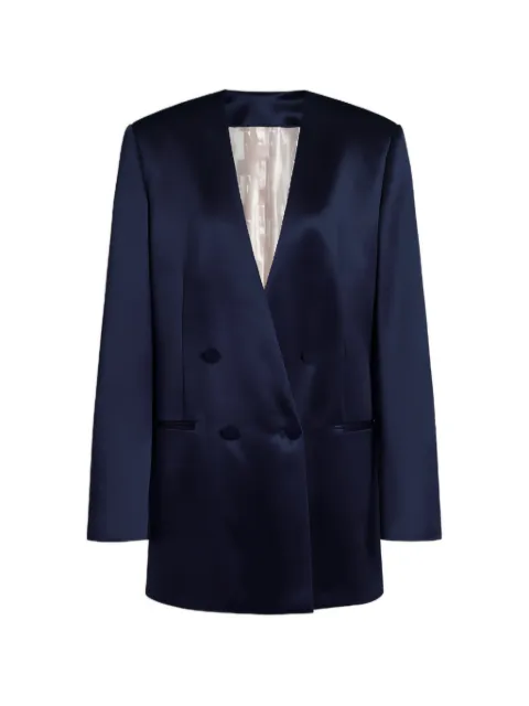 Alberta Ferretti double-breasted blazer Blue AEF261U05081619