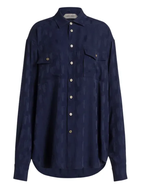 Alberta Ferretti silk shirt Blue AEF261U02081626