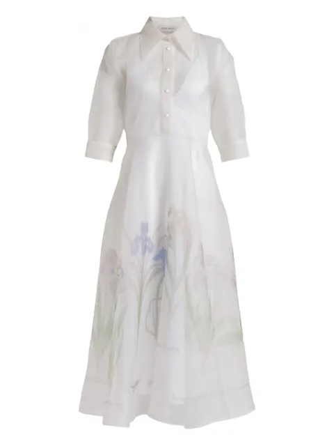 Alberta Ferretti floral dress White AEF261U04421650