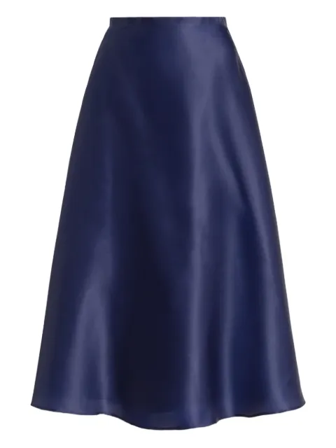 Alberta Ferretti silk skirt Blue AEF261U01071619