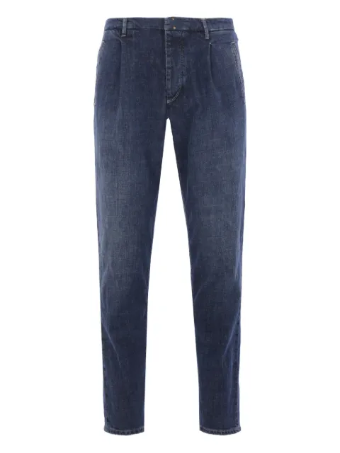 Incotex pleated denim jeans Blue XT005C2615CW03A