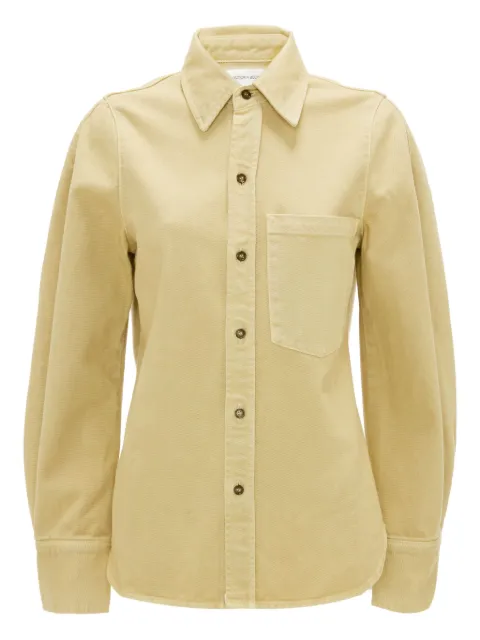 Victoria Beckham button-cuff shirt Yellow 1425DSH006674A
