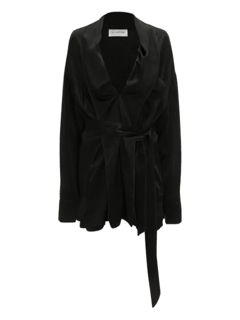 Victoria Beckham wrap-design mini dress Black 1425WDR007032A